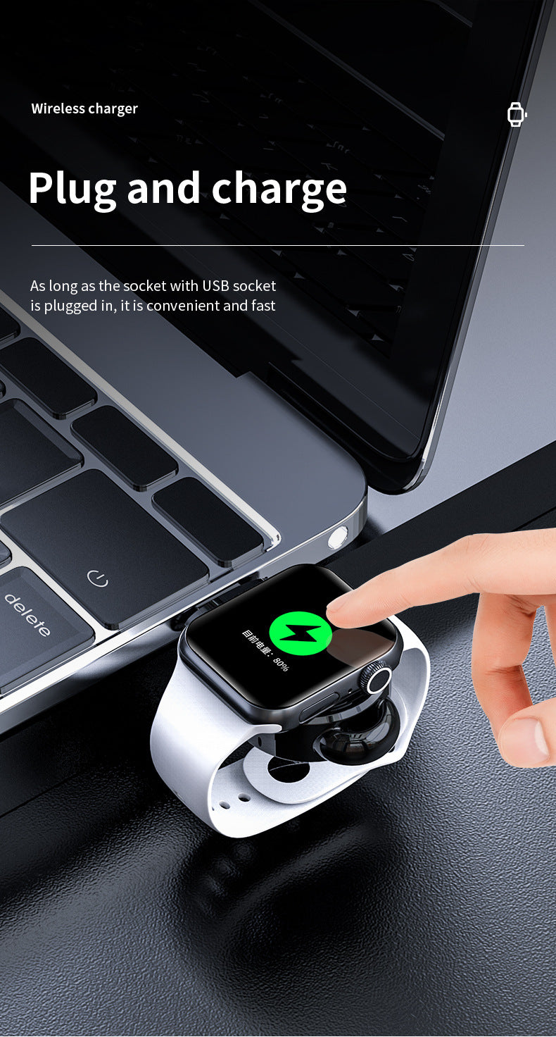 USB Wireless Charger Portable Watch Fast Charging