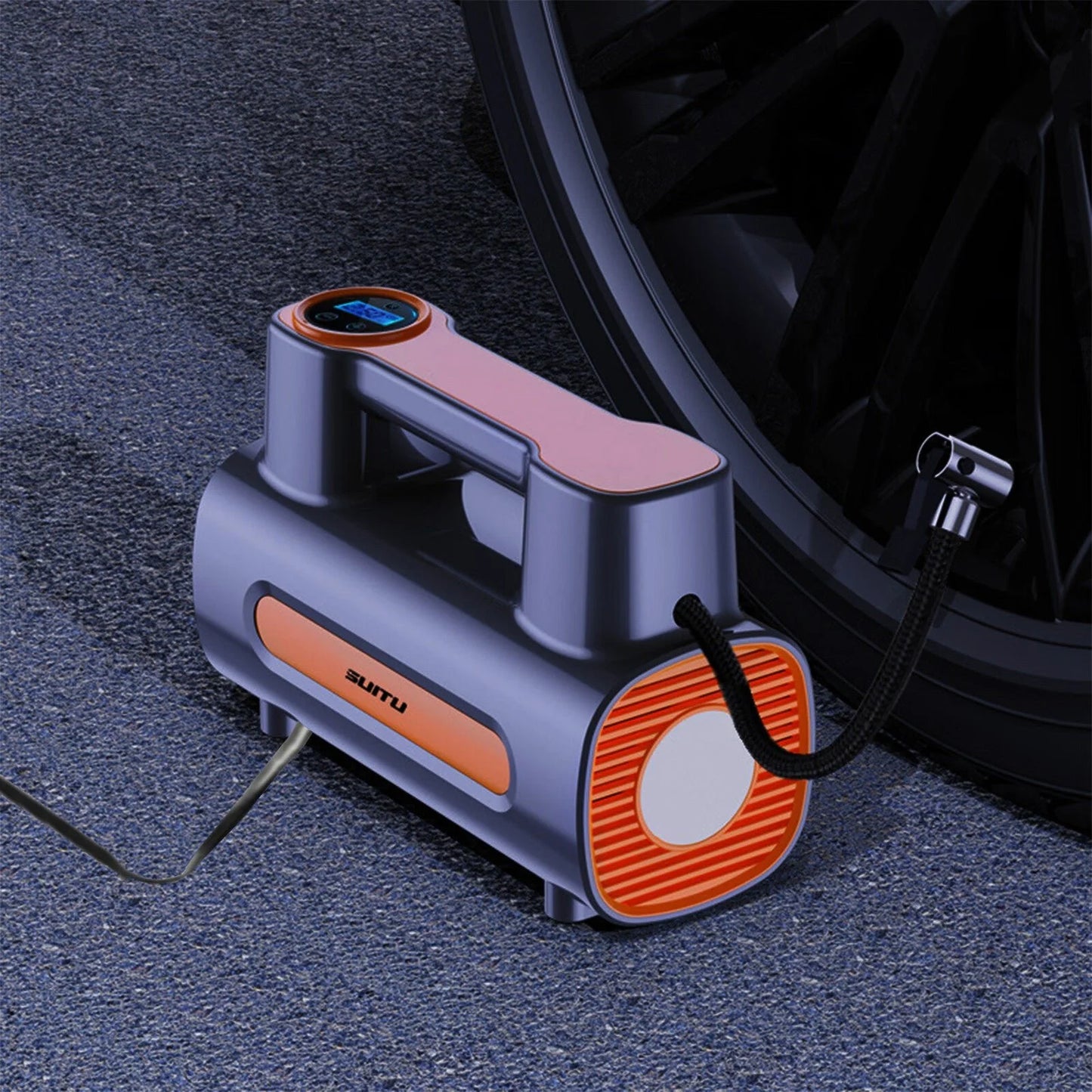 Tire Inflator 12V DC Portable Compressor Electric DC Auto Tire Pumps For Car Tire