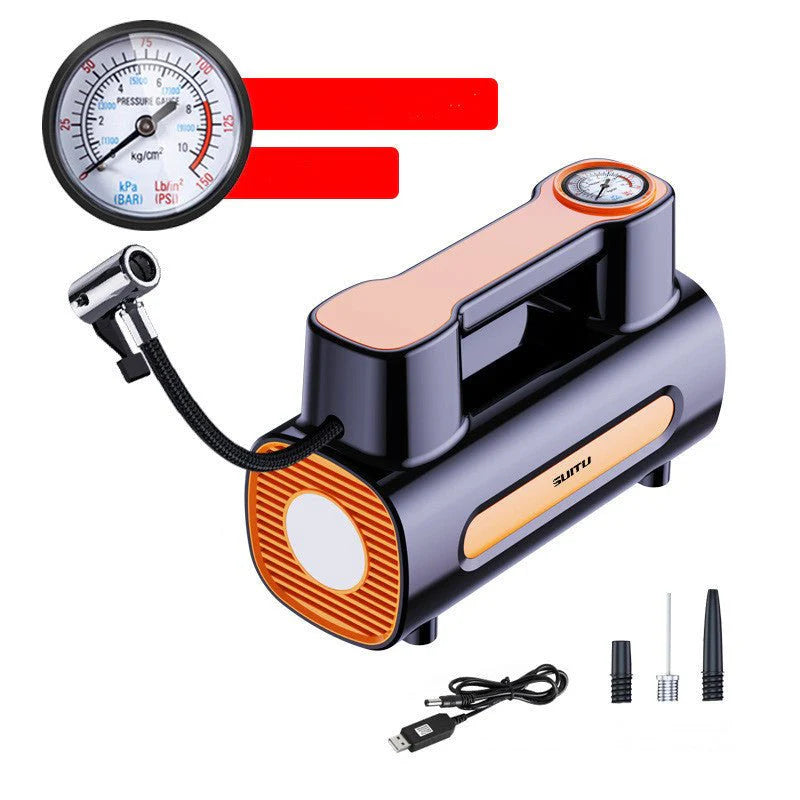 Tire Inflator 12V DC Portable Compressor Electric DC Auto Tire Pumps For Car Tire